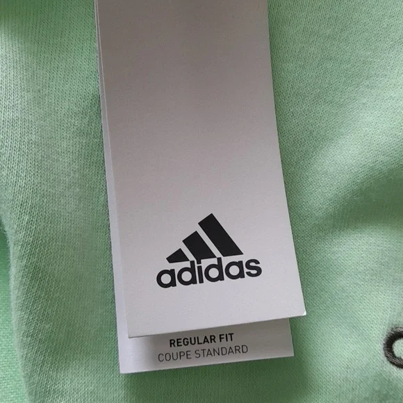 Mens Light Green Adidas Hoodie - Picture 5 of 5